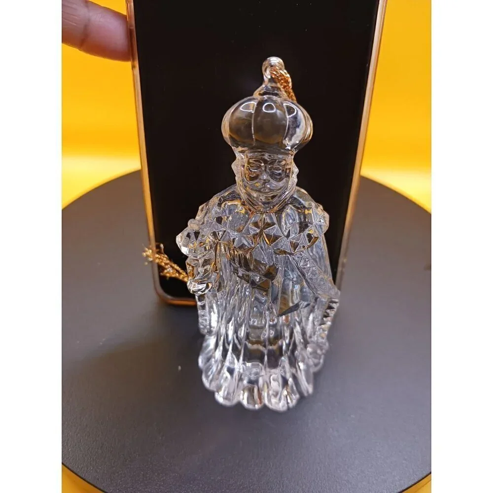 Set Of 3 Clear acrilyc Three Wise Men Christmas Ornaments